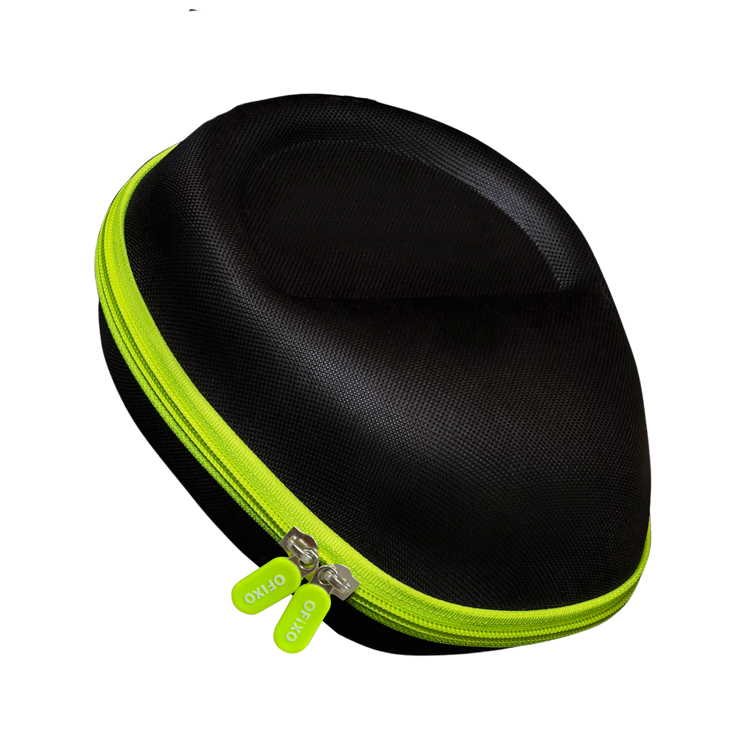 Hard Shell Case for Over The Ear Headphones with Full Protection Compatible with All Branded and Non-Branded Headphone Universal Hard Eva Shell Storage Bag with Zipper - Black