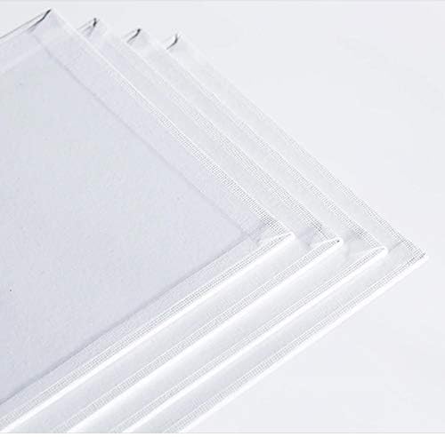 Cotton Canvas Board Medium Grain 6 X 6 Inch - Pack of 6 - White