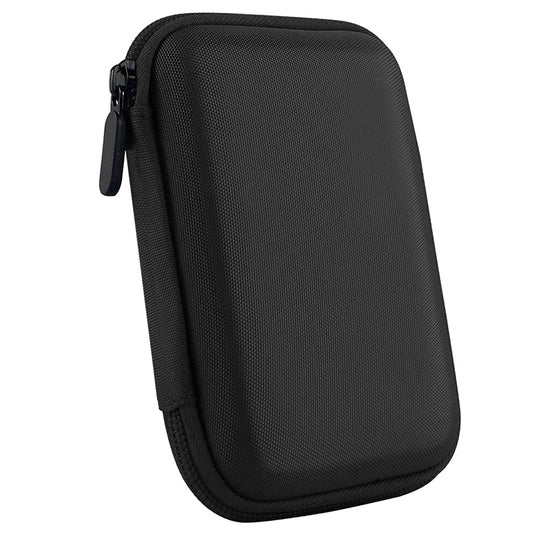 (Black) Portable Shockproof Portable External Hard Drive Case