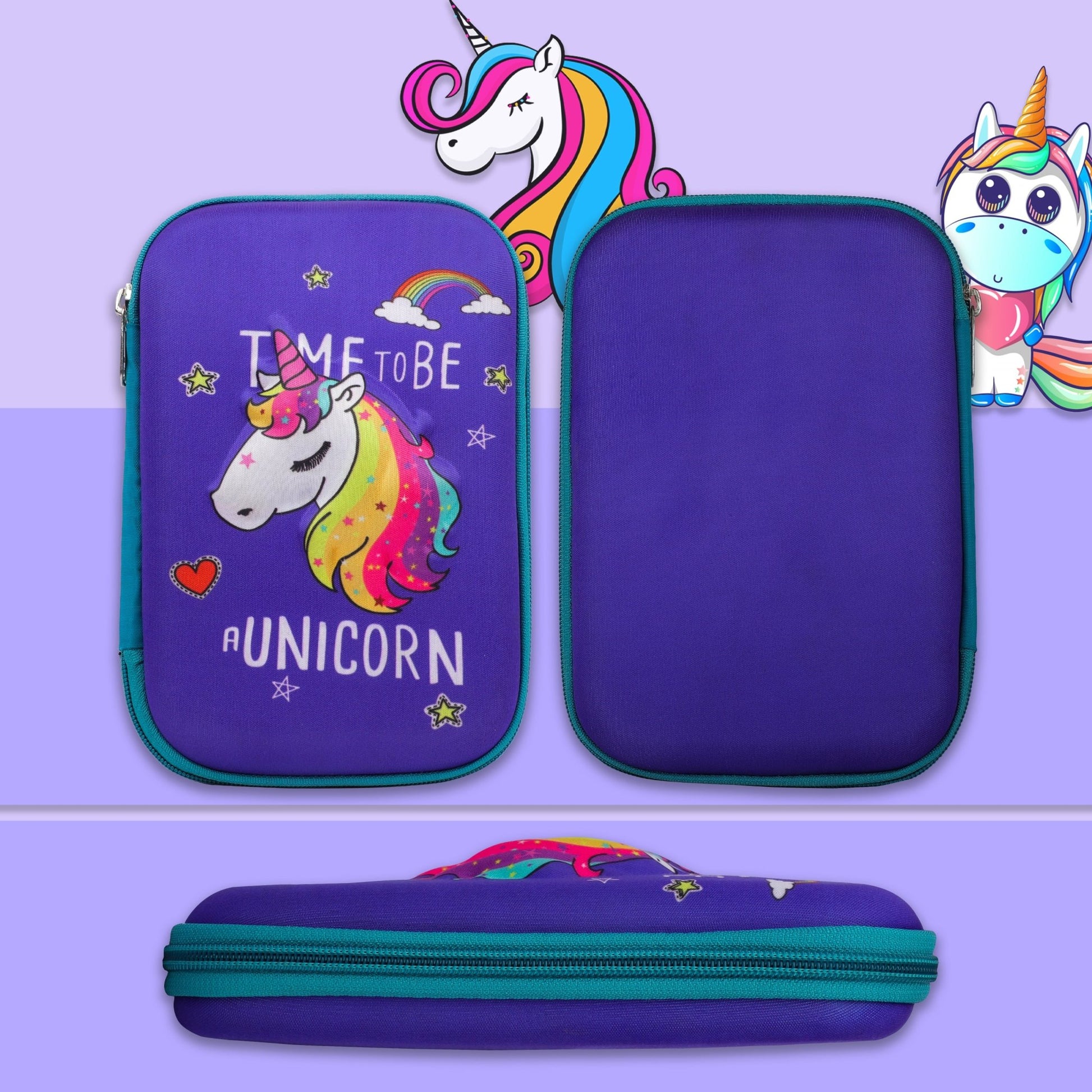 OFIXO A-Unicorn Design EVA Pencil Case for Kids - OFIXO