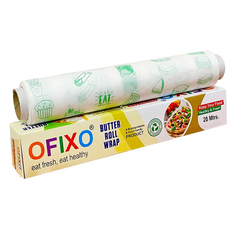 OFIXO Food WRAP Multipurpose | 20 Meter | Food Wrapping Paper, (Pack of 1) - OFIXO